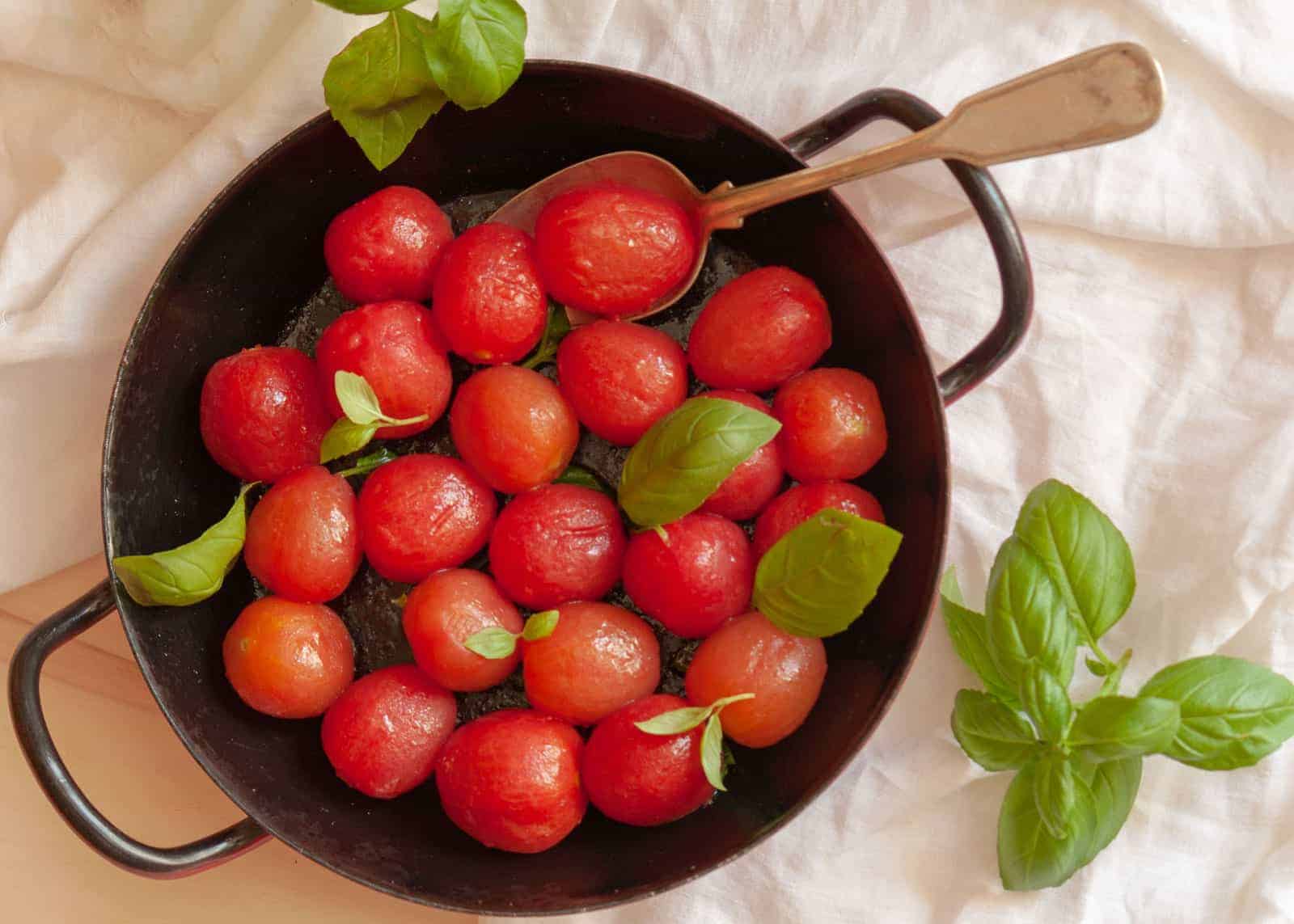 Caramelised tomatoes