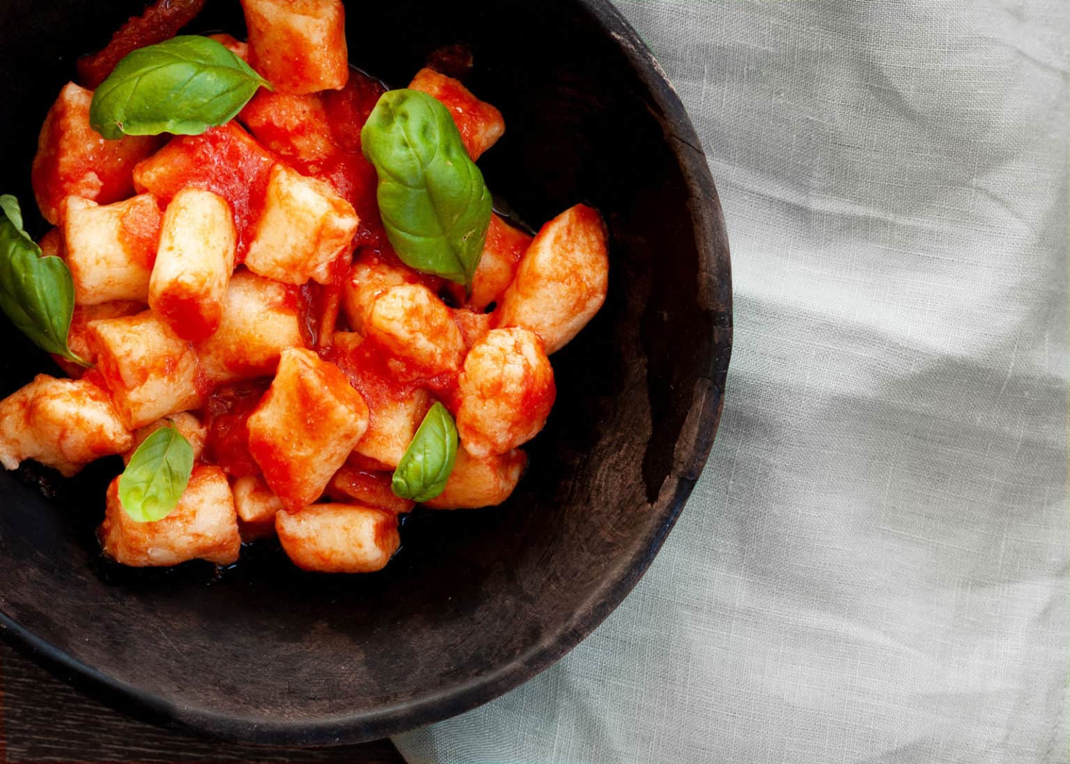Gnocchi made from sheep ricotta - A delicious main dish from south Italy